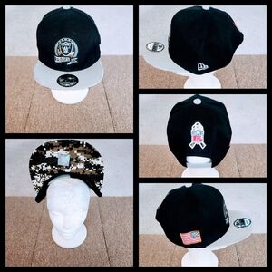LAS VEGAS RAIDERS NFL FOOTBALL SNAPBACK HAT.
